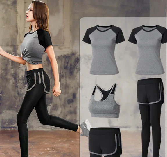 Women's Yoga Set - Loose Fit Workout Outfit for Summer