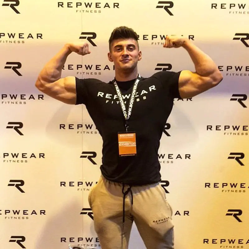 Men's Short Sleeve Athletic Training T-Shirt (Quick Dry)