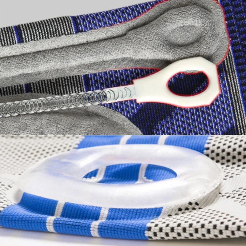 1 Set Silicone Spring Knee Support for Sports Fitness