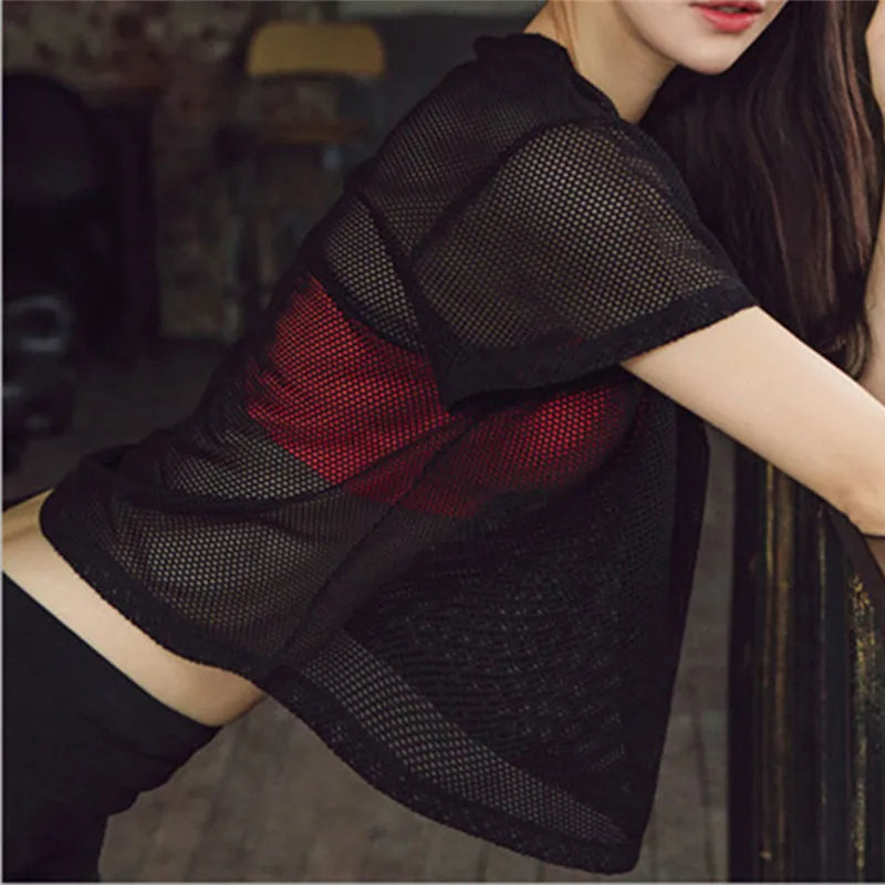 Women's Mesh Yoga Shirt