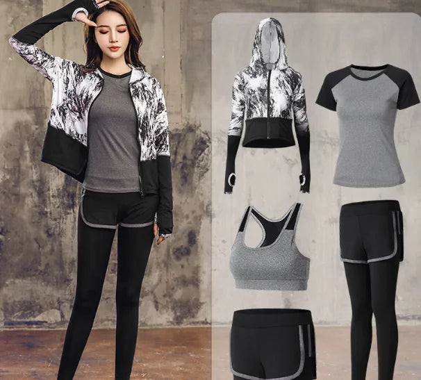 Women's Yoga Set - Loose Fit Workout Outfit for Summer