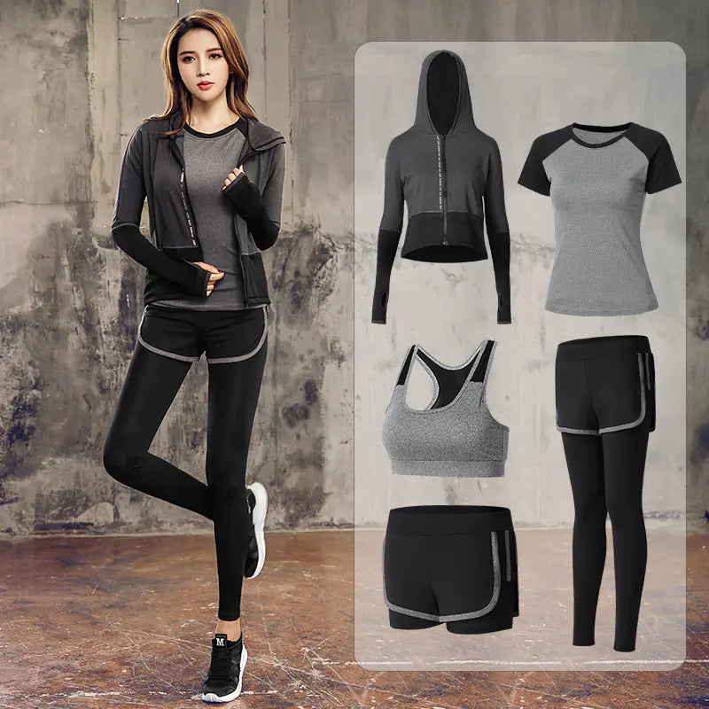 Women's Yoga Set - Loose Fit Workout Outfit for Summer