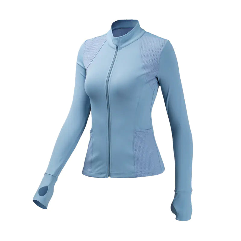 Women's Slim Fit Jacket for Running and Yoga (Long Sleeve)