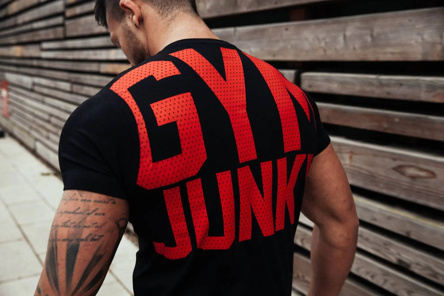 Men's Breathable Cotton Short Sleeve Workout T-Shirt