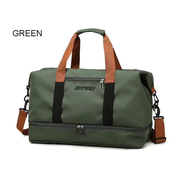 Large Capacity Waterproof Men's Travel Gym Bag