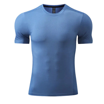 Men's Quick-Dry Short Sleeve Sports T-Shirt for Summer
