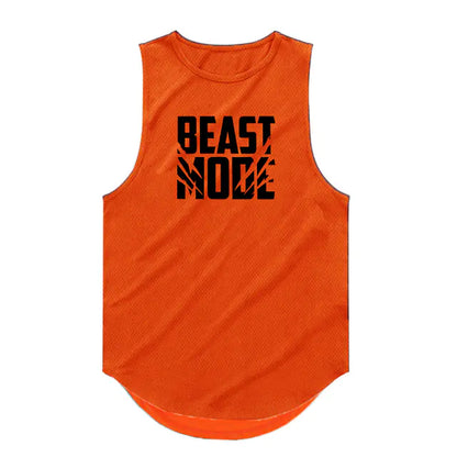 Men's Breathable Polyester Gym Vest for Daily Wear