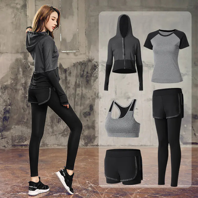 Women's Yoga Set - Loose Fit Workout Outfit for Summer