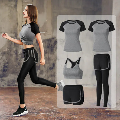 Women's Yoga Set - Loose Fit Workout Outfit for Summer