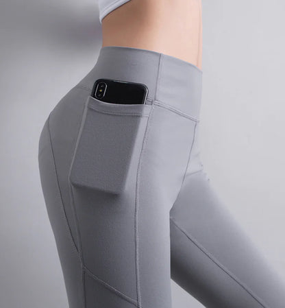 Women's Pocketed Fitness Leggings for Yoga and Running