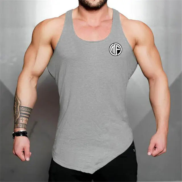 Breathable Cotton Men's Gym Training Vest