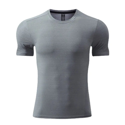 Men's Quick-Dry Short Sleeve Sports T-Shirt for Summer