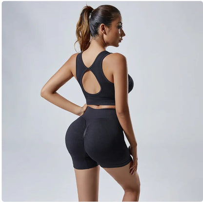 Seamless Knitted Yoga Set