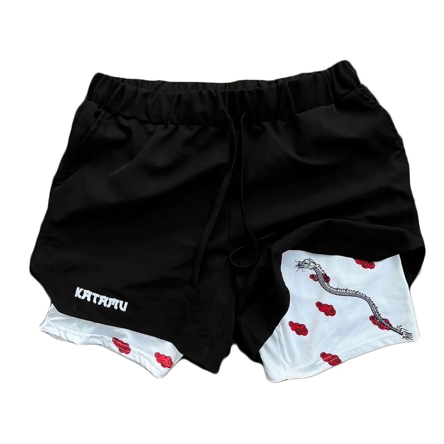Men's Sporty Double-Layer Breathable Workout Shorts