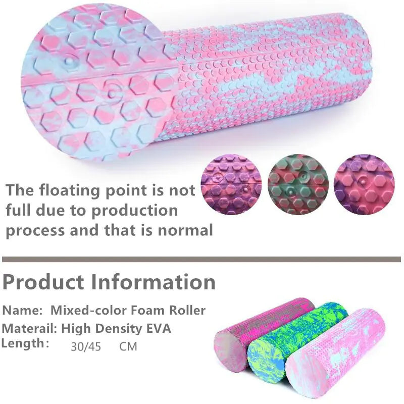 Iridescent Cloud Yoga Foam Roller for Body Massage