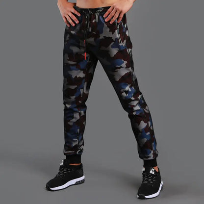 Men's Casual Workout Pants - Breathable Camouflage Trousers