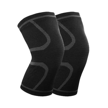 Nylon Elastic Sports Knee Pads for Running and Fitness