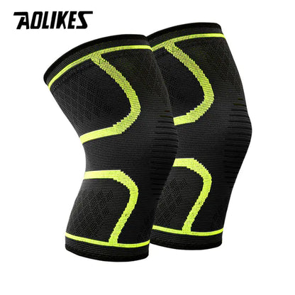 Nylon Elastic Sports Knee Pads for Running and Fitness