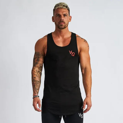 Men's Cotton Sleeveless Gym Fitness Training Vest