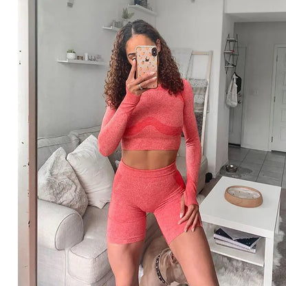 2020 Seamless Yoga Set for Women with Leggings