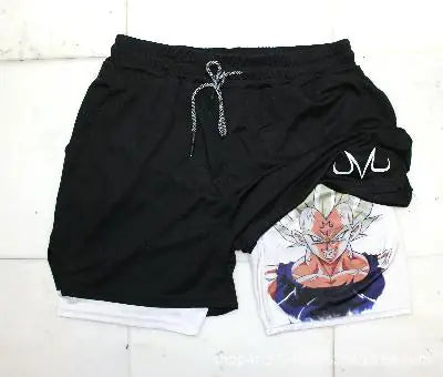 Men's Sporty Double-Layer Breathable Workout Shorts