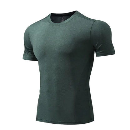 Men's Quick-Dry Short Sleeve Sports T-Shirt for Summer