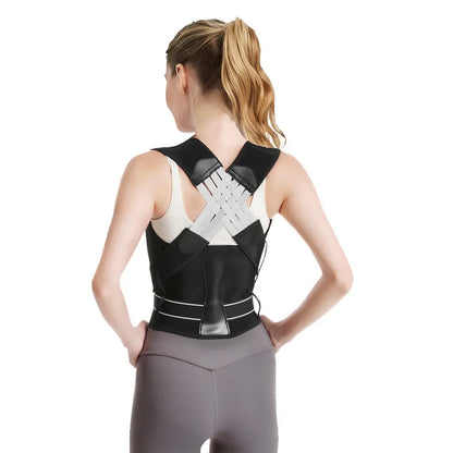 Shoulder and Back Posture Correction With Camel Straps