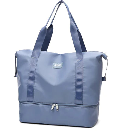 Large Capacity Portable Canvas Gym Duffel Bag