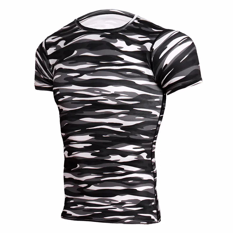 Men's Quick-Dry Camouflage Short Sleeve T-Shirt