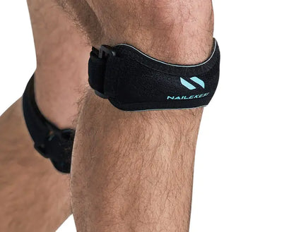 Knee Brace with Compression and Shock Absorption for Sports