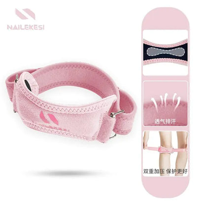 Knee Brace with Compression and Shock Absorption for Sports