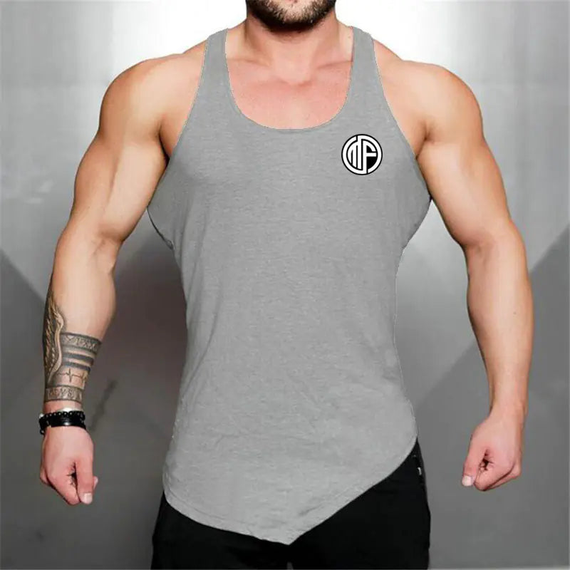 Breathable Cotton Men's Gym Training Vest