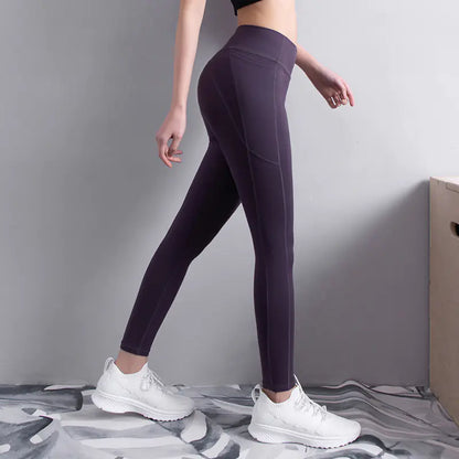 Women's Pocketed Fitness Leggings for Yoga and Running