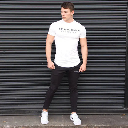 Men's Short Sleeve Athletic Training T-Shirt (Quick Dry)