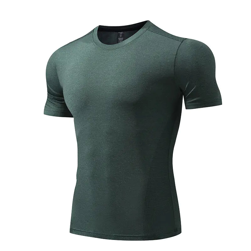 Men's Quick-Dry Short Sleeve Sports T-Shirt for Summer