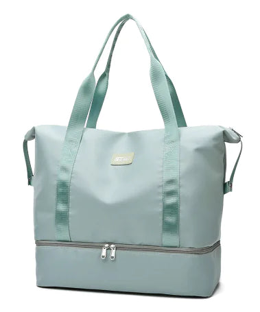 Large Capacity Portable Canvas Gym Duffel Bag