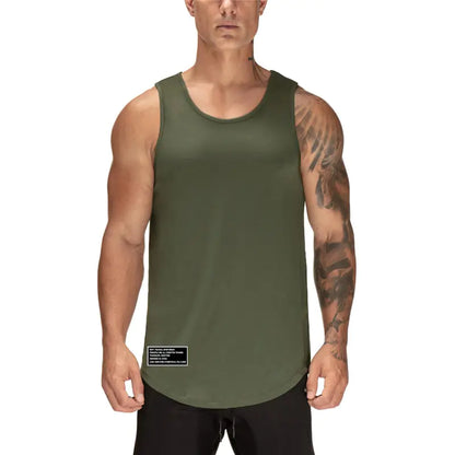 Breathable Polyester Men's Gym Exercise Vest