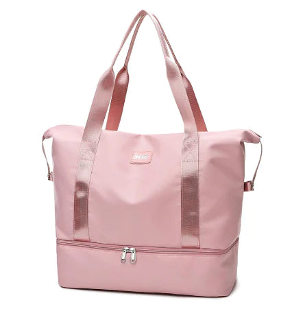 Large Capacity Portable Canvas Gym Duffel Bag