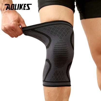 Nylon Elastic Sports Knee Pads for Running and Fitness