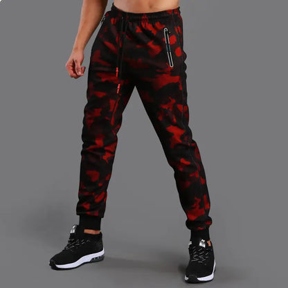 Men's Casual Workout Pants - Breathable Camouflage Trousers