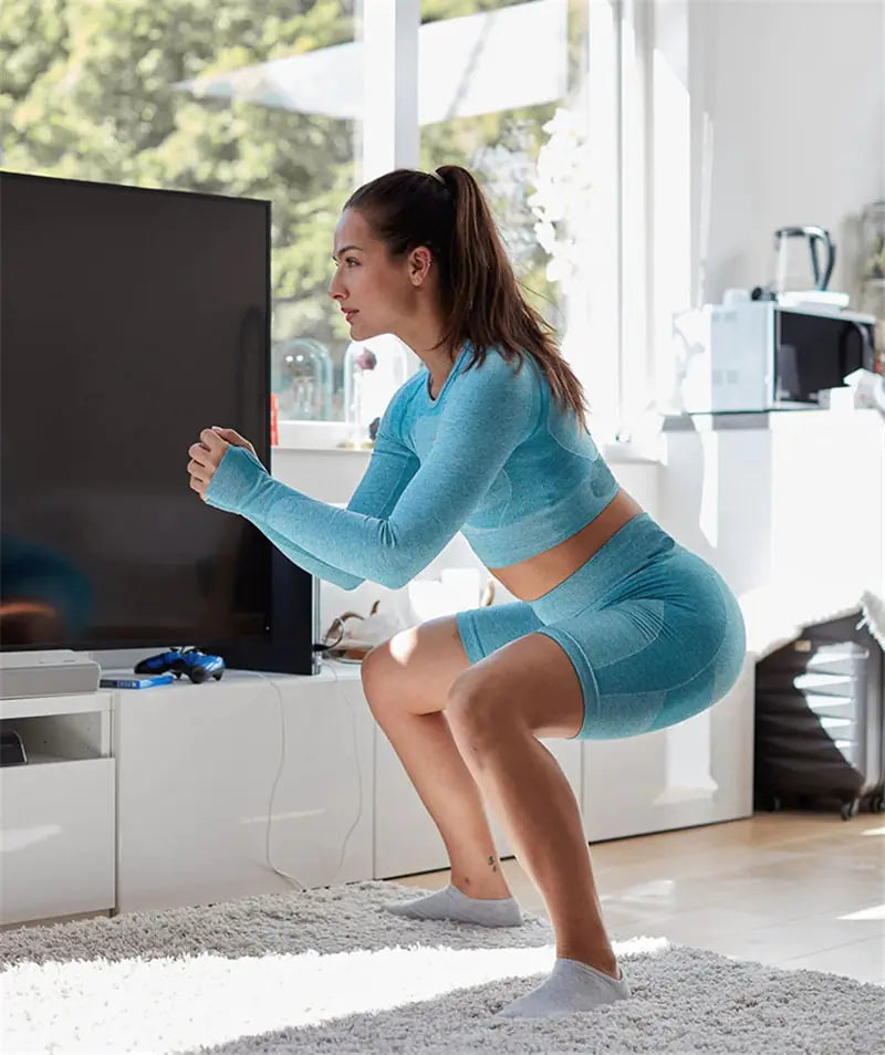 2020 Seamless Yoga Set for Women with Leggings