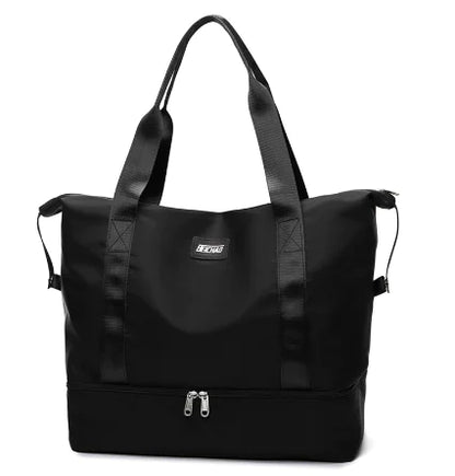 Large Capacity Portable Canvas Gym Duffel Bag