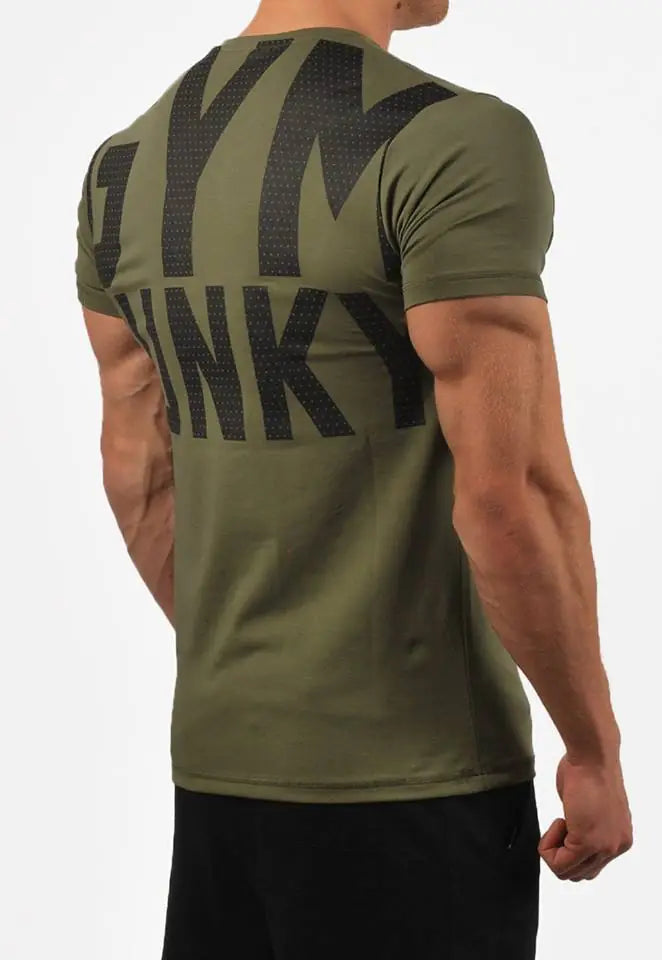 Men's Breathable Cotton Short Sleeve Workout T-Shirt