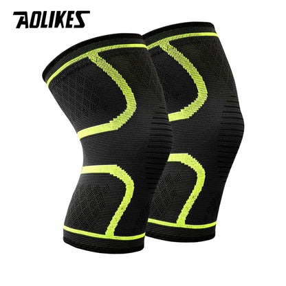 Nylon Elastic Sports Knee Pads for Running and Fitness