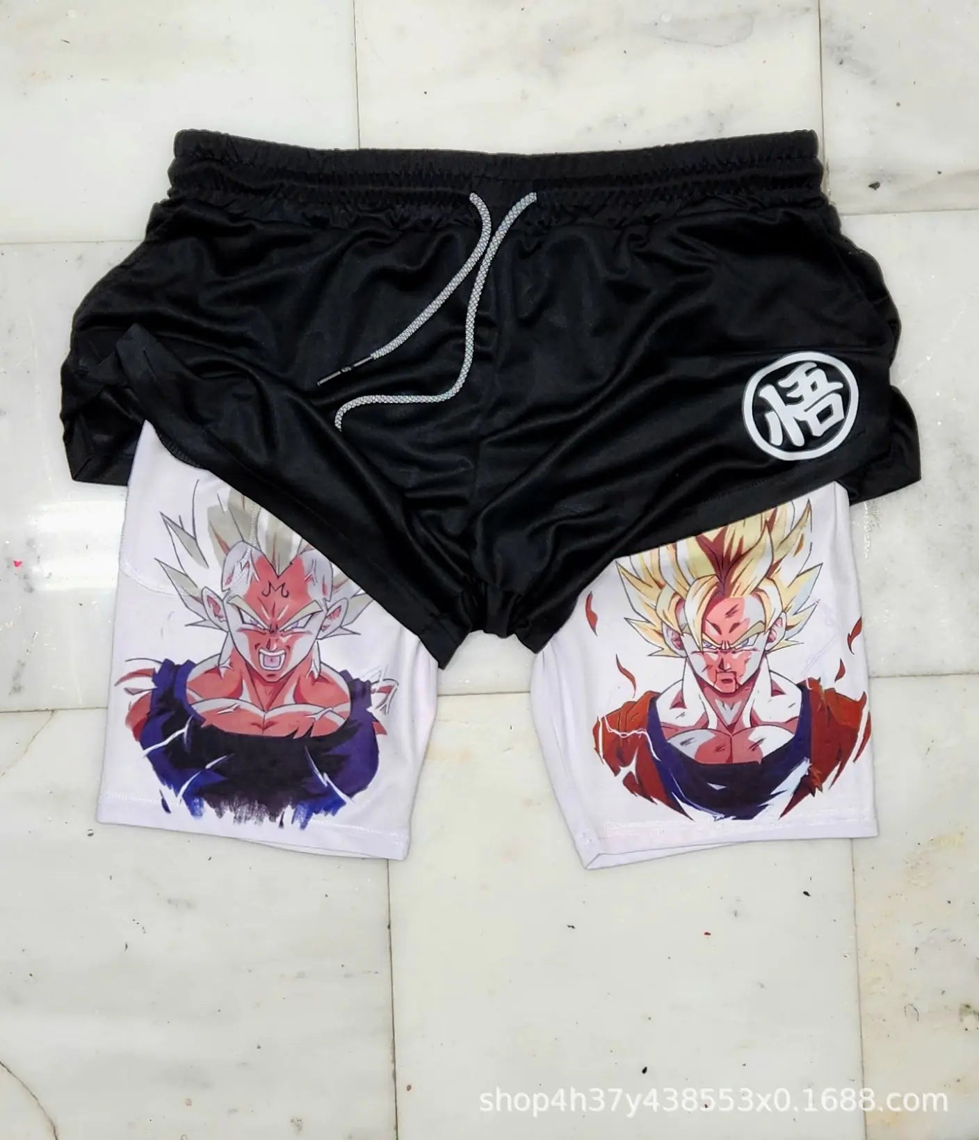 Men's Sporty Double-Layer Breathable Workout Shorts