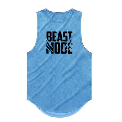 Men's Breathable Polyester Gym Vest for Daily Wear