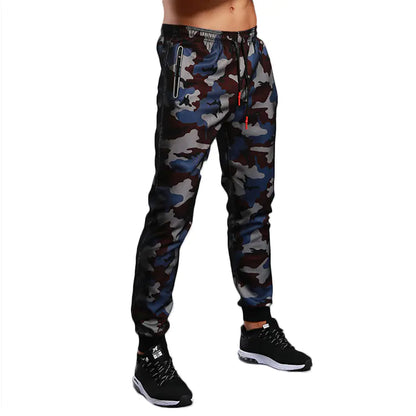 Men's Casual Workout Pants - Breathable Camouflage Trousers
