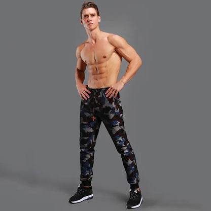 Men's Casual Workout Pants - Breathable Camouflage Trousers